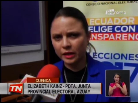 CNE Azuay listo para segunda vuelta electoral