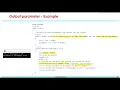C Programming - Output Parameter
