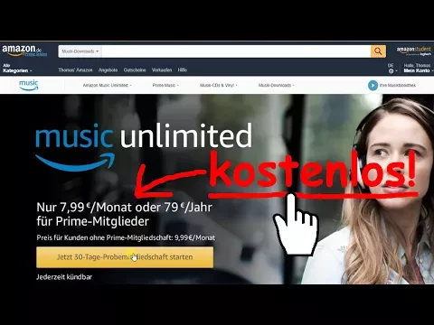 Download MP3 Begrenzte Zeit: Kostenlos Musik von Amazon Music Unlimited laden & speichern, offline, Tutorial