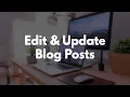 Build a Blog with Rails Part 8 Edit Update Blog Post Actions