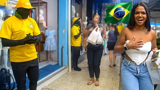 MANEQUIM VIVO em Carpina - PE - Mannequin pranks