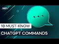 10 Essential ChatGPT Commands You Need to Know