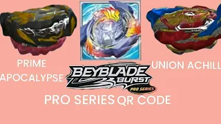 UNION ACHILLES PRIME APOCALYPSE QR CODE BEYBLADE BURST APP PRO SERIES