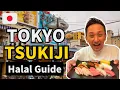 Tokyo Tsukiji Halal Guide Muslim friendly Sushi and vegan Katsu sando