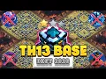 UNBEATABLE TH13 WAR BASE RANK BATTLE BASE WITH COPY LINKS BEST TH13 WAR BASE ANTI - EVERYTHING
