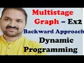 Multistage Graph Backward Approach Ex2 Dynamic Programming Design and Analysis of Algorithms