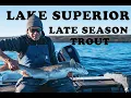 End of Season Lake Trout on Lake Superior!