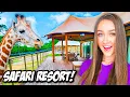I Stayed OVERNIGHT Inside Six Flags Safari Savannah Sunset Resort