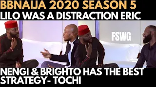 bbnaija 2020 lilo was a distraction eric nengi u0026 brighto has the best strategy tochi bbn