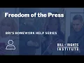 Freedom of the Press BRI s Homework Help Series