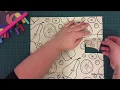 A simple pattern repeat technique on Post-it