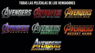 Todas las Películas de AVENGERS (1 al 7)