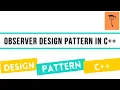 Observer Design Pattern In C