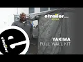 etrailer A Closer Look at the Yakima OverNOut 180 Awning Full Wall Kit