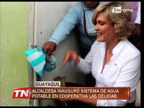Alcaldesa inauguró sistema de agua potable en Cooperativa Las Delicias