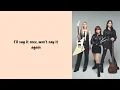 Kerosene - The Warning [Lyrics Video]