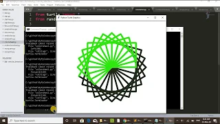 Python Turtle Graphics - Random Color Selection
