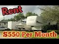 CHEAP RV Park Rent 550 Per Month South Florida