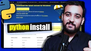 How to Install Python in windows 11 Python Install 2025 Updated