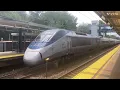 Amtrak 250 unit MBTA Track Inspection Car Legacy Acelas And More at Rt 128 July 2026