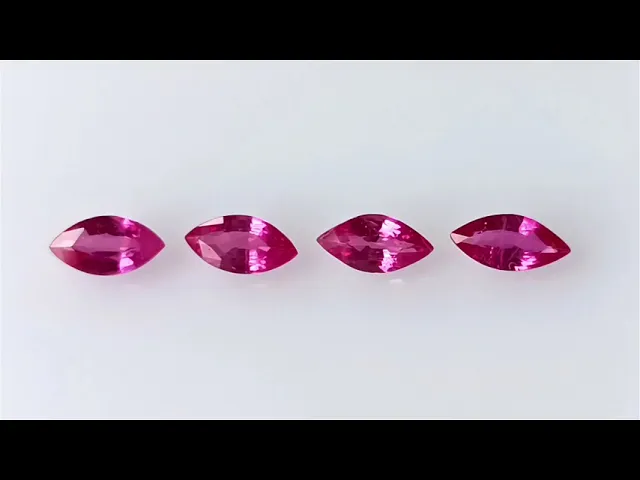 Marquise Pinkish Red Ruby