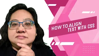 Coding for Beginners CSS Basics How to Align Text