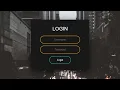 ASMR Programming Animated Login Form using HTML and CSS No talking