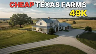 Some of the Cheapest Farmhouses With Land Are in Texas Right Now