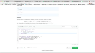 Hackerrank array left rotation