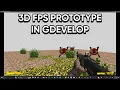 advanced 3d fps prototype in gdevelop v1 showcase
