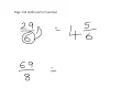 Page 134 Q2 b parts ii iv expressing improper fractions as mixed numbers
