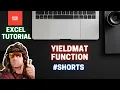 YIELDMAT Function Microsoft Excel Tutorial