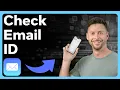 How To Check Email ID