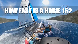 Hobie 16 360 Gopro Max on the helmet