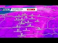 Cold weather advisory in Pennsylvania Hour-by-hour forecast