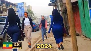 Beautiful Girls On Street Of Addis Ababa Ethiopia Addis Ababa Walking Tour 2023 