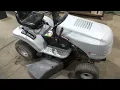 Quick Removal and install of the mowing deck on Craftsman LT1000 thru LT4000