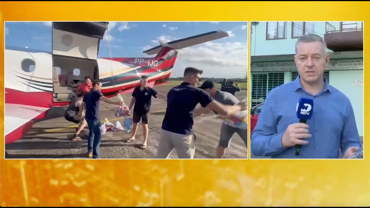 Chapecó encerra campanha com duas toneladas de donativos enviados para o RS