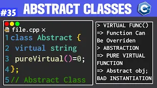 Abstract Classes and Virtual Functions In C OOP