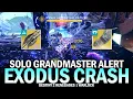 Solo Flawless Grandmaster Alert Exodus Crash (Warlock) [Destiny 2 Renegades]
