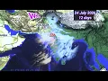 Next 30 Days Analysis Weather System Map Forecast South Asia Monsoon Through Line WD