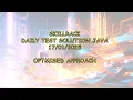 SkillRack Daily Test Java Solutions 2025 Optimised Approach