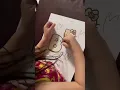 Coloring activity Art time 4 year old Gabby