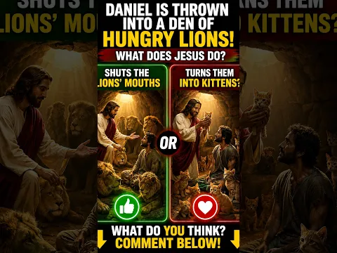 Daniel Thrown Into a Den of Lions?! 🦁 Choose Correctly!