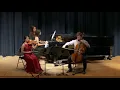 Fauré Piano Trio in D minor, Op. 120 (1923)