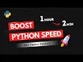 Slow Python Script Here s How I Made It 30x Faster Speed Up CSV Processing