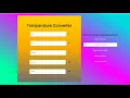 Temperature Unit Value Converter In JavaScript With Source Code Source Code Projects