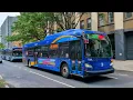 NYCT Bus Rerouted M14A M14D SBS Buses at Spring Street Greenwich Street Plus M21