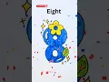 Cute Number 8 Coloring Art Fun Easy Numbers Coloring for Kids in the USA