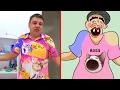 Download Lagu Nastya is arranging a birthday for her kitty | Funny cartoon drawing meme😂 part 204